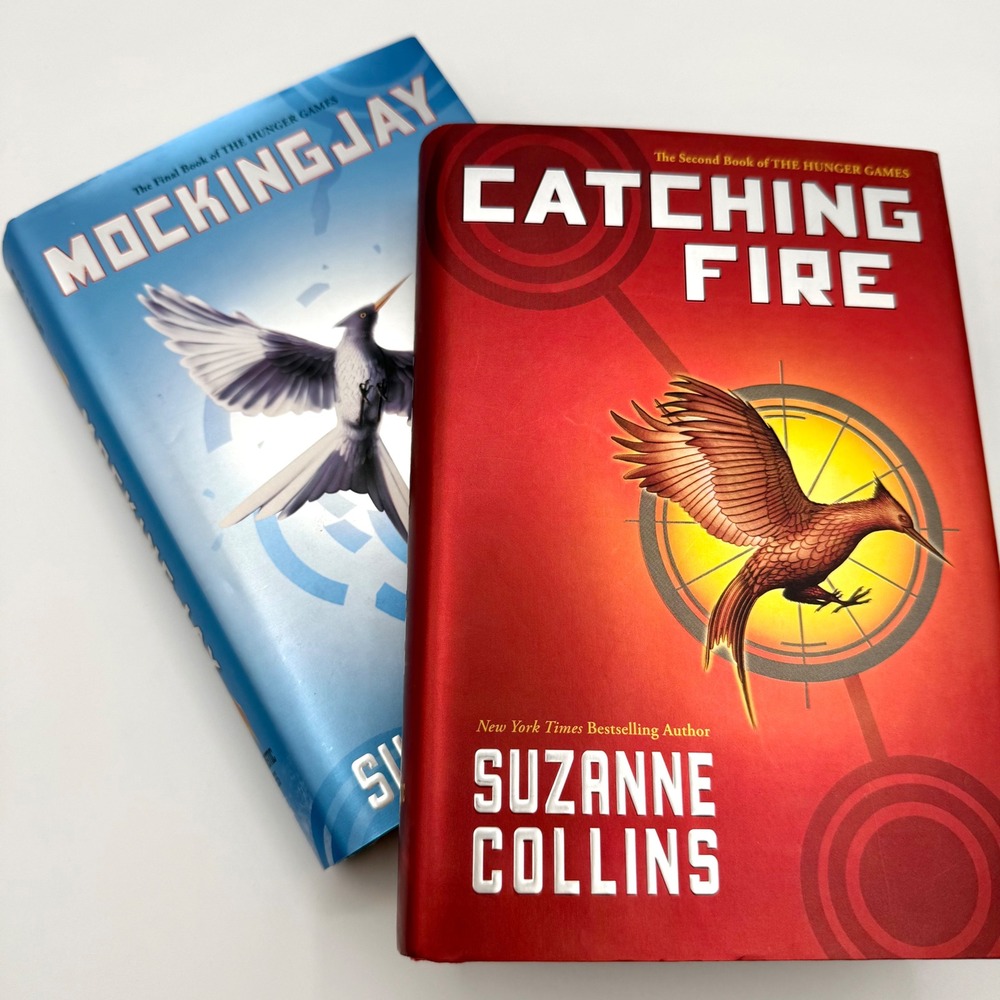 The Hunger Games Catching Fire Mockingjay Suzanne Collins Hardcover Book Set